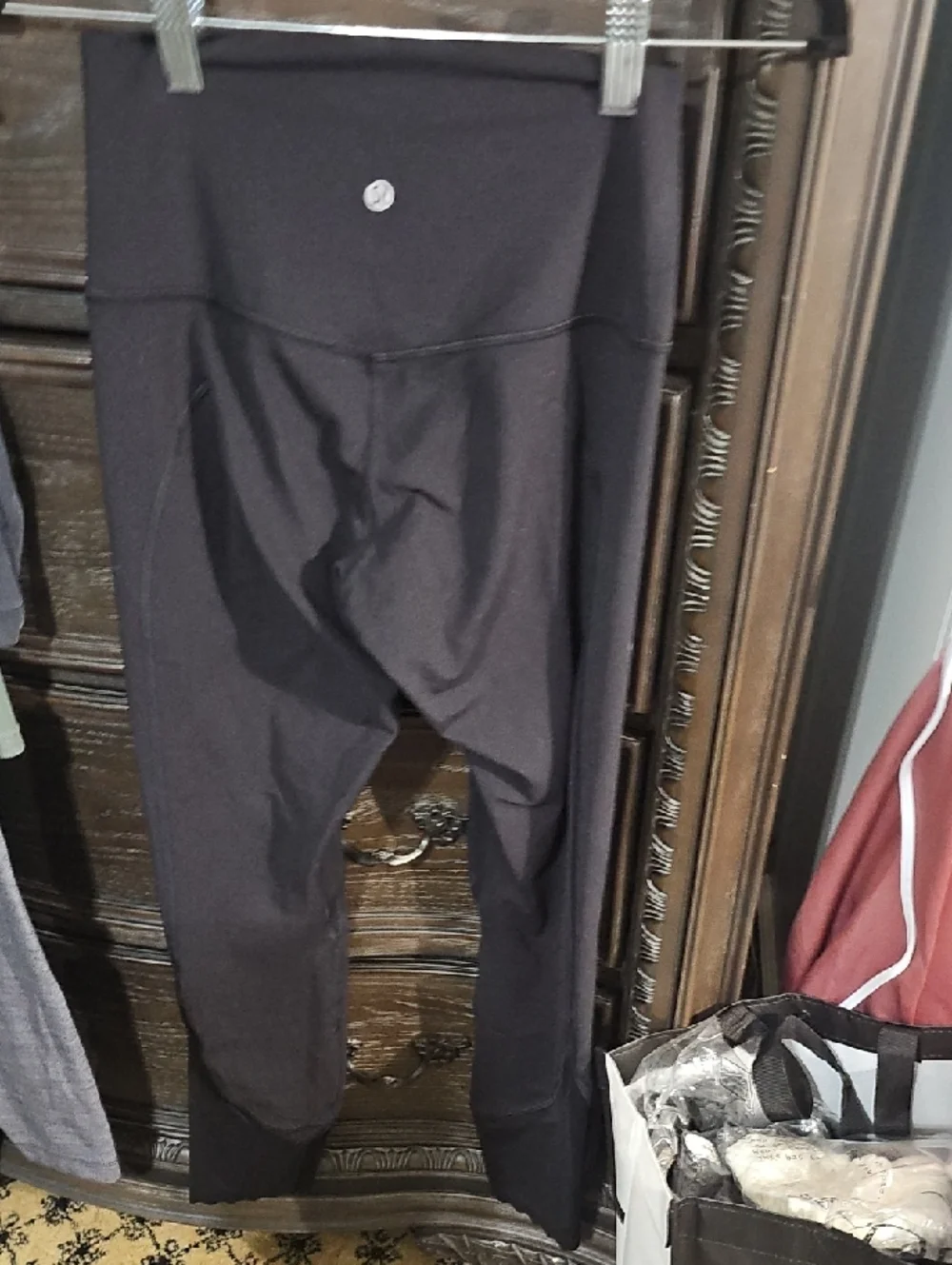 lululemon athletica Black‎ High-Rise Align Scalloped Hem Leggings